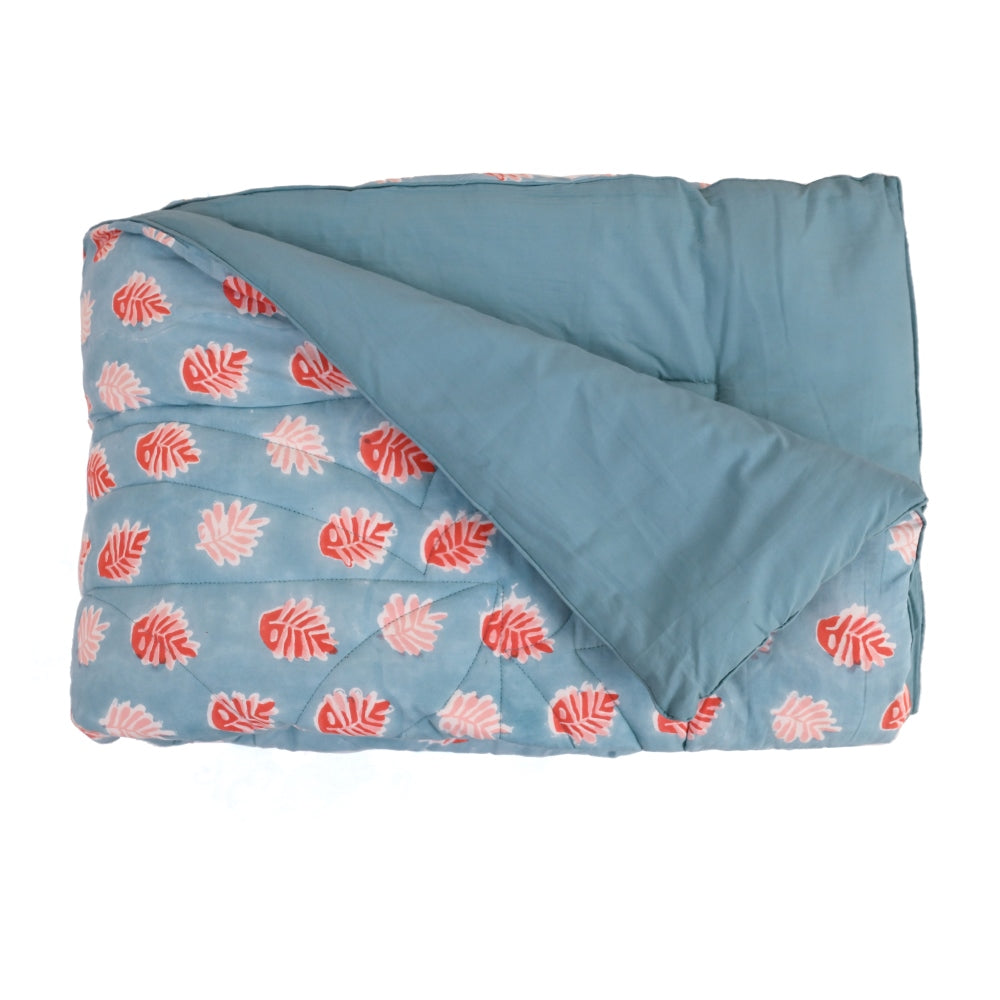 Aasma Handblock Printed Quilt