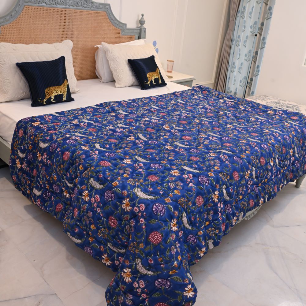 Neel Handblock Printed Quilt