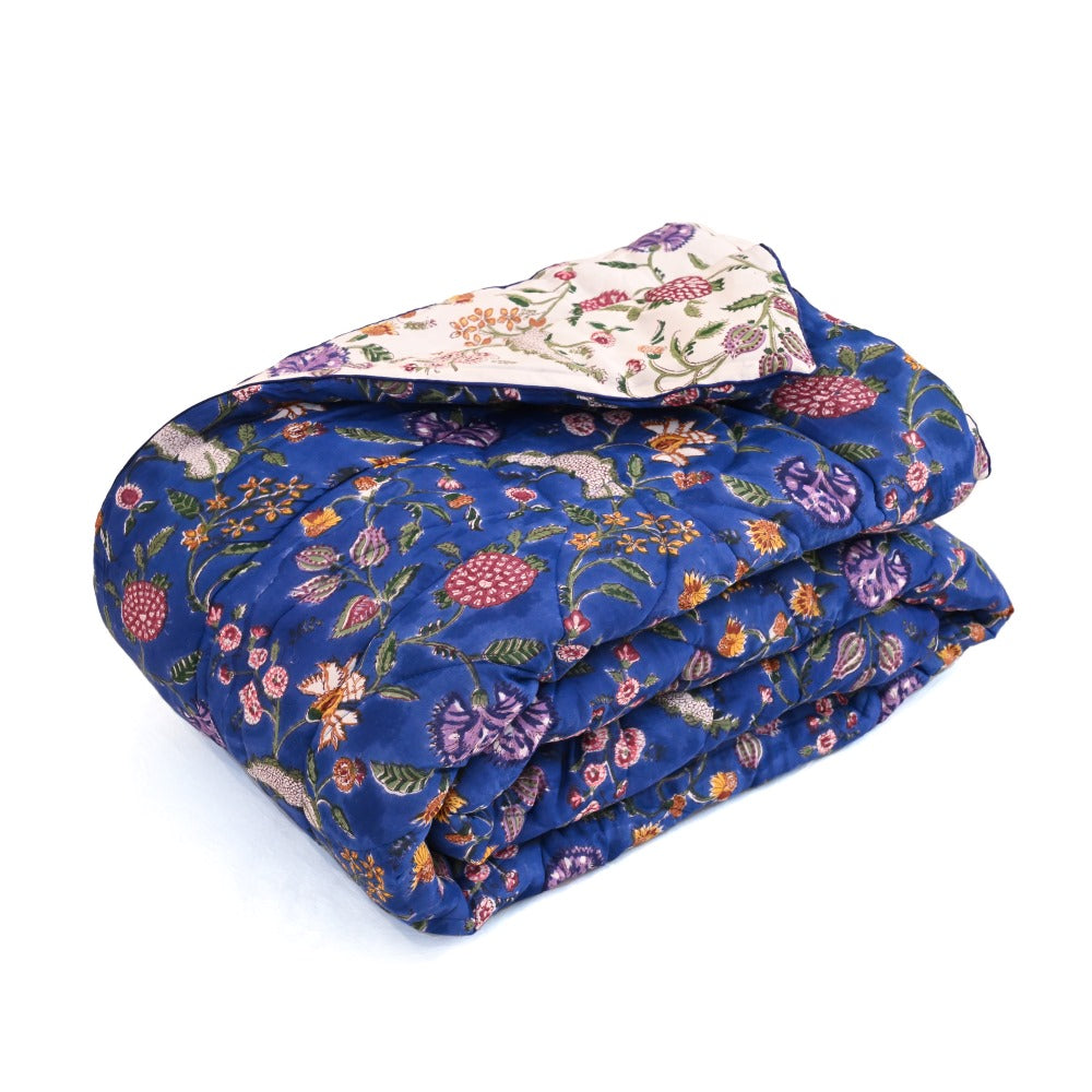 Neel Handblock Printed Quilt