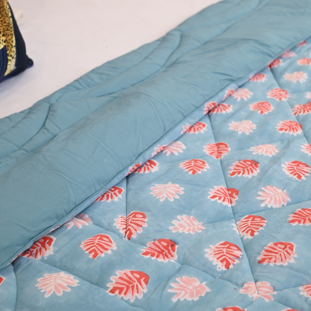 Aasma Handblock Printed Quilt