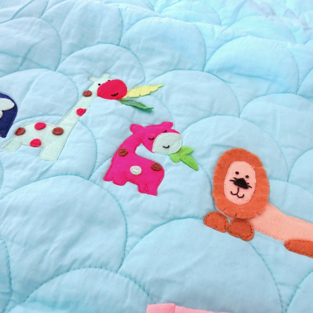 Junglefy Handcrafted Baby Quilt