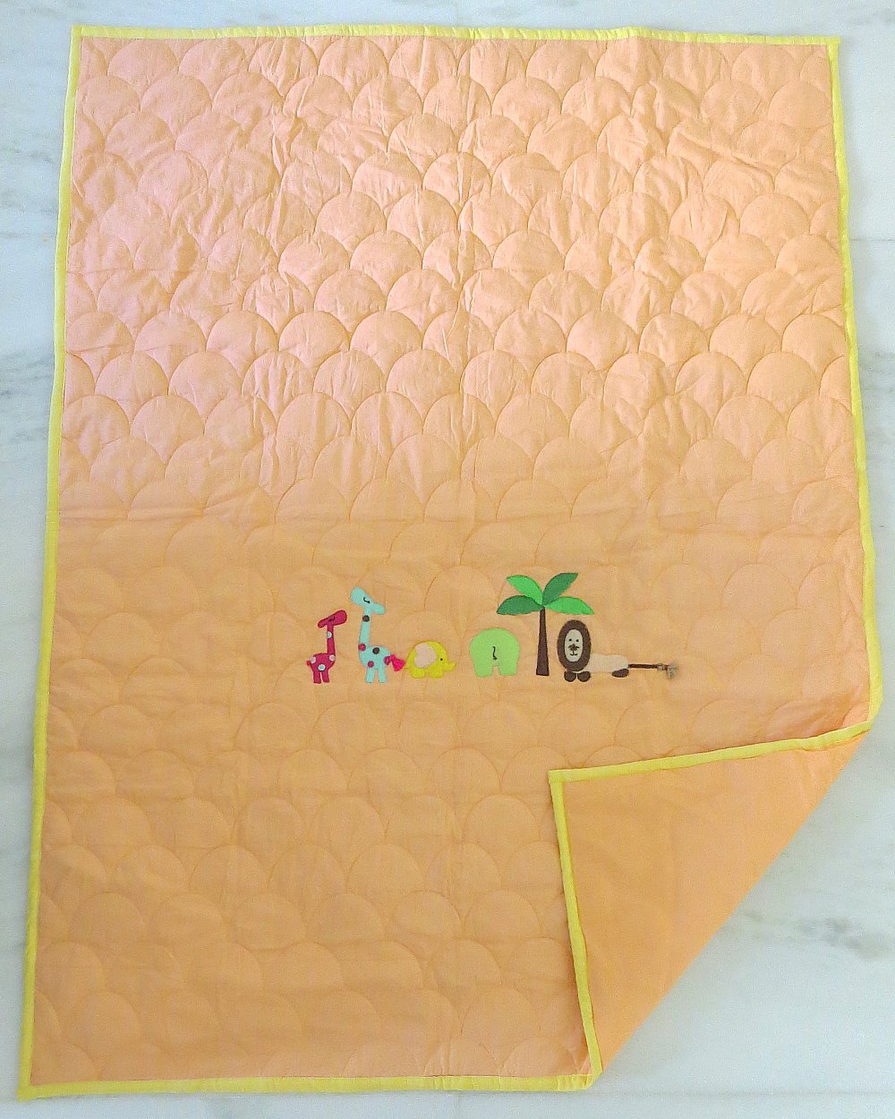 Jungle Safari Handcrafted Baby Quilt