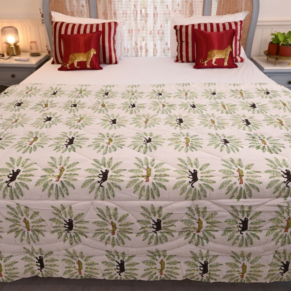 Bagh Handblock Printed Quilt