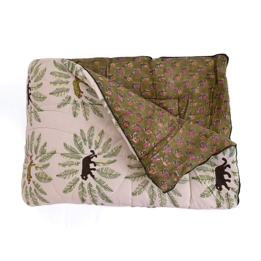 Bagh Handblock Printed Quilt